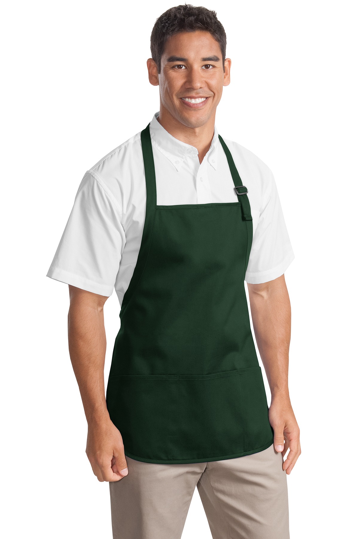 Port Authority Medium-Length Apron with Pouch Pockets. A510 43