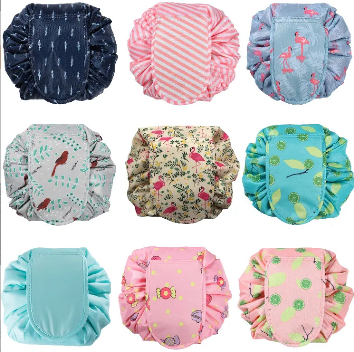 Portable Travel Drawstring Cosmetic Storage Bag For Women 5