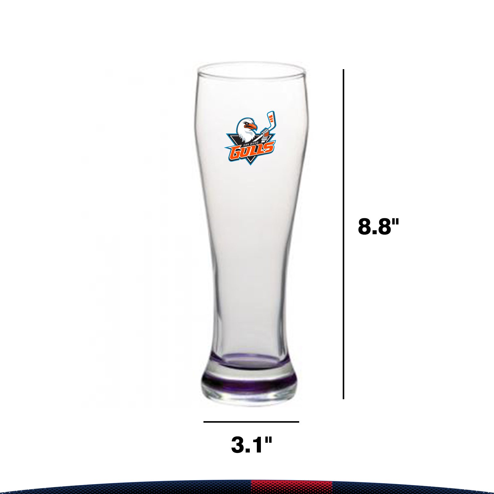 19 oz. Berlin Pilsner Beer Glasses 9