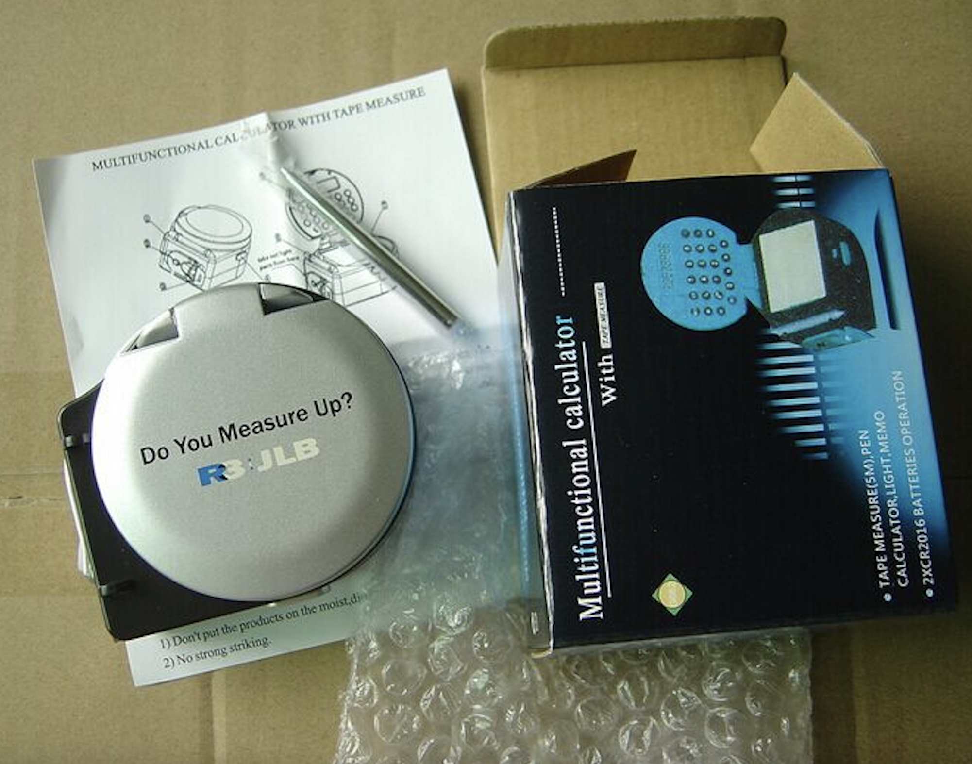 16' Multifunction Calculator Tape Measure Kit 1