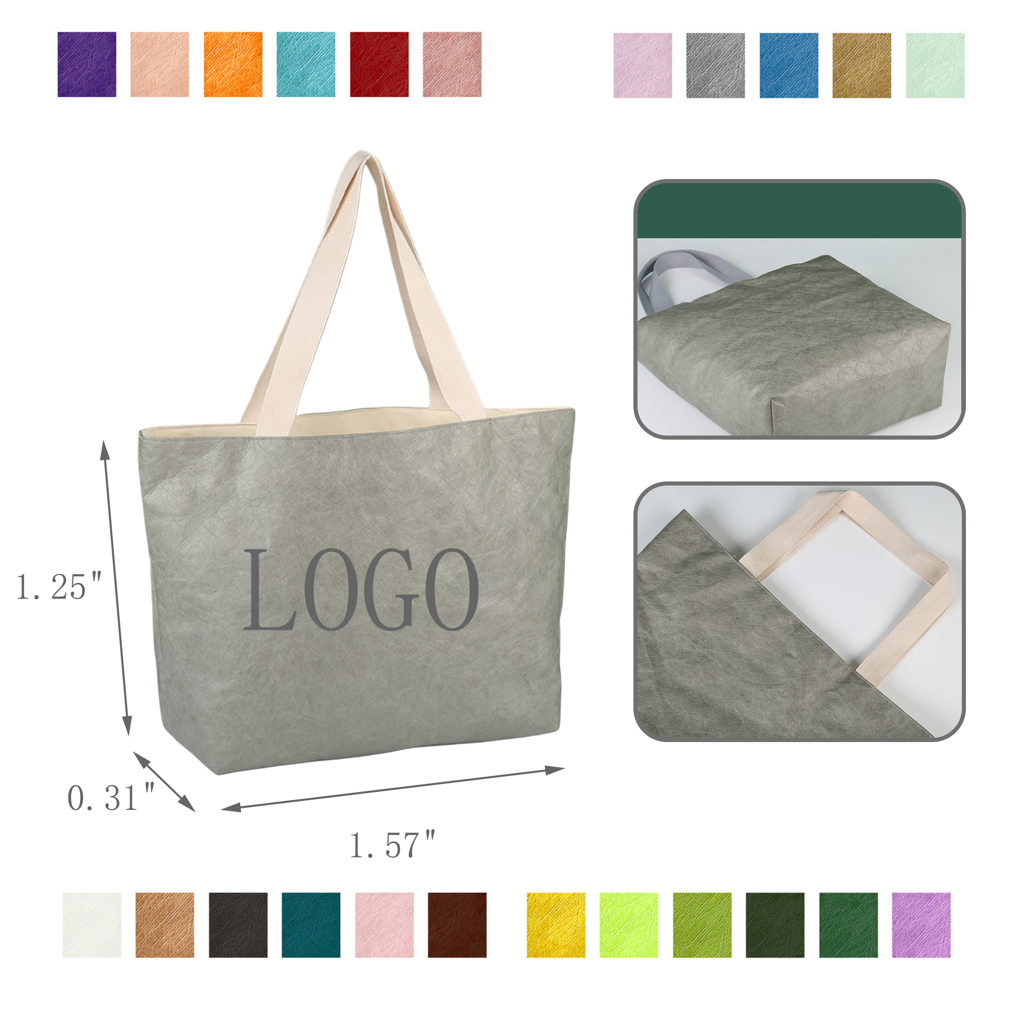 Environmentally Degradable DuPont Tote Bag 3