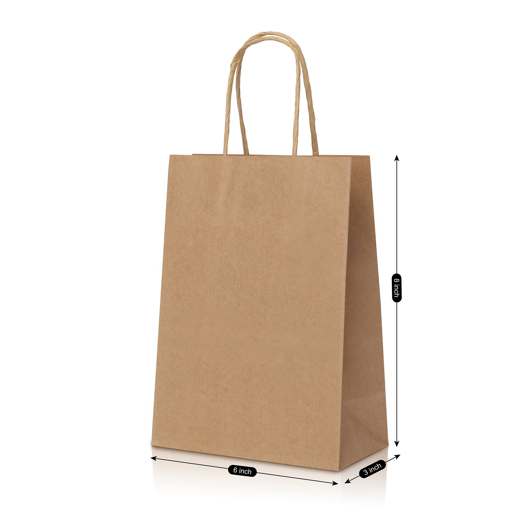 Twisted Handle Kraft Shopper Bag 7