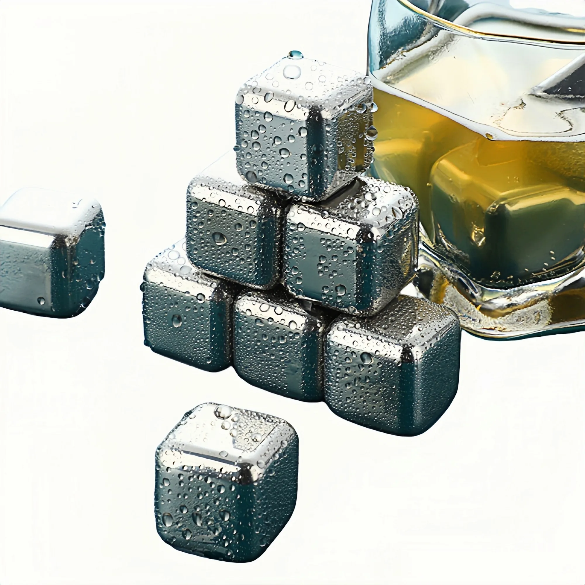 Stainless Steel Ice Cubes Reusable 2