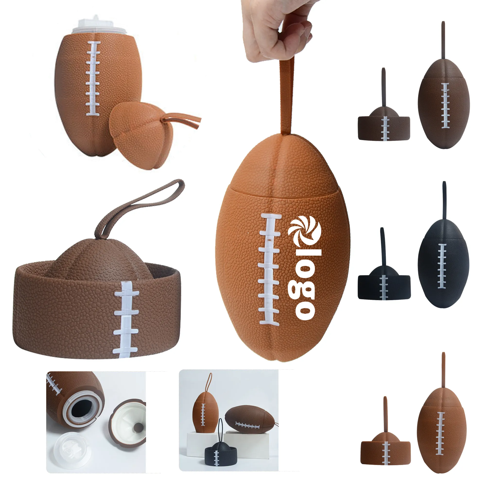 Premium 25oz Football Water Bottle