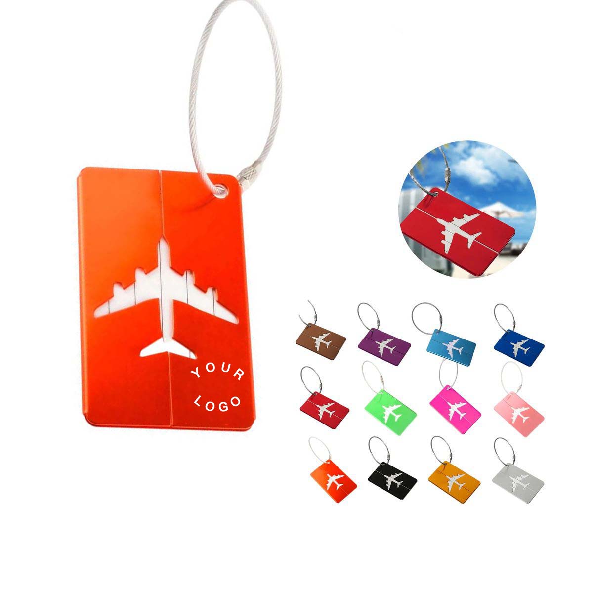 Scratch Resistant Aluminum Tag for Frequent Travel 4