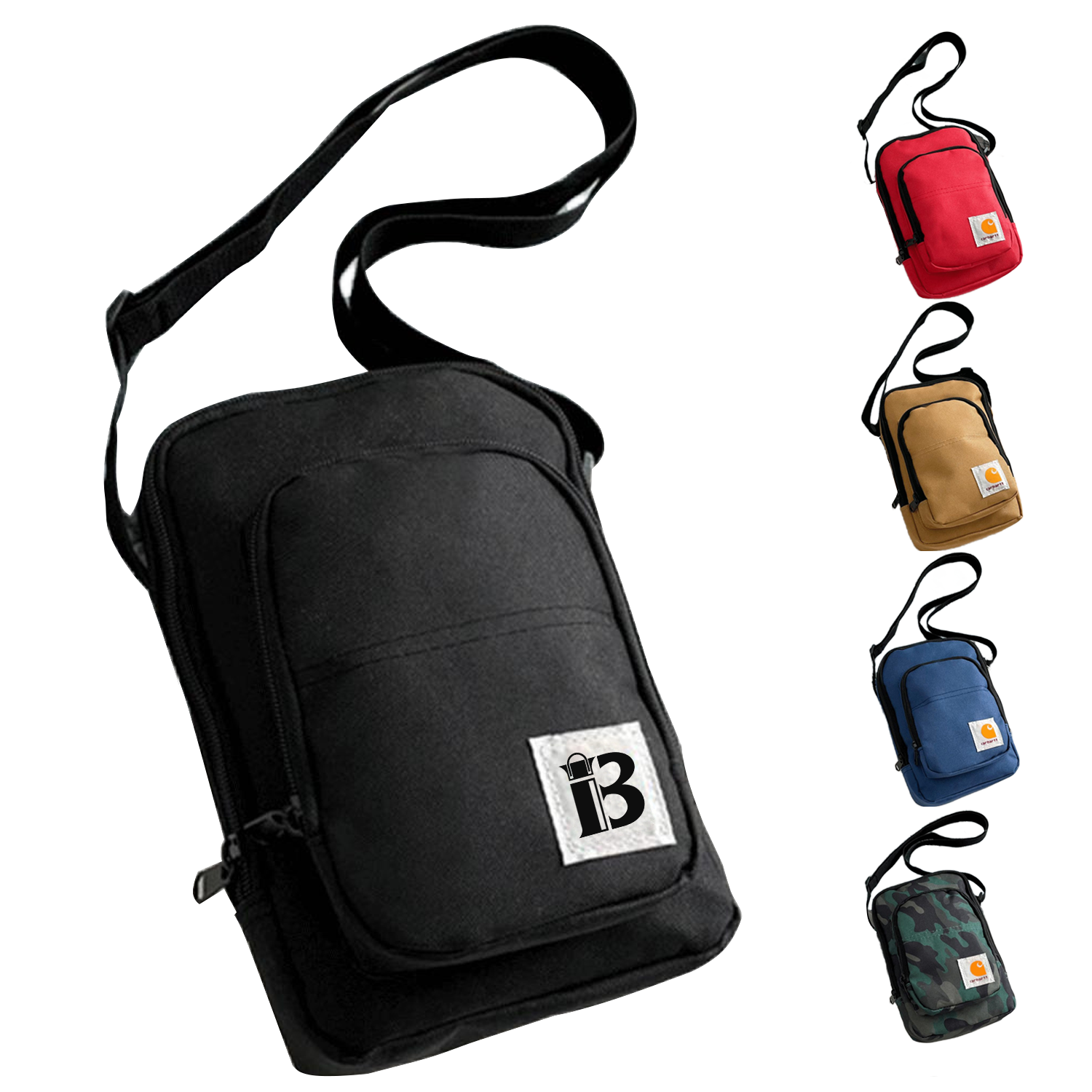 Stylish Durable Polyester Crossbody Bag W/ Key Fob 29