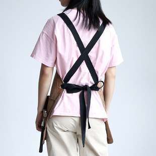 Chef Customized Sleeveless Adjustable Strap Aprons for Men Women / Large Pockets 12