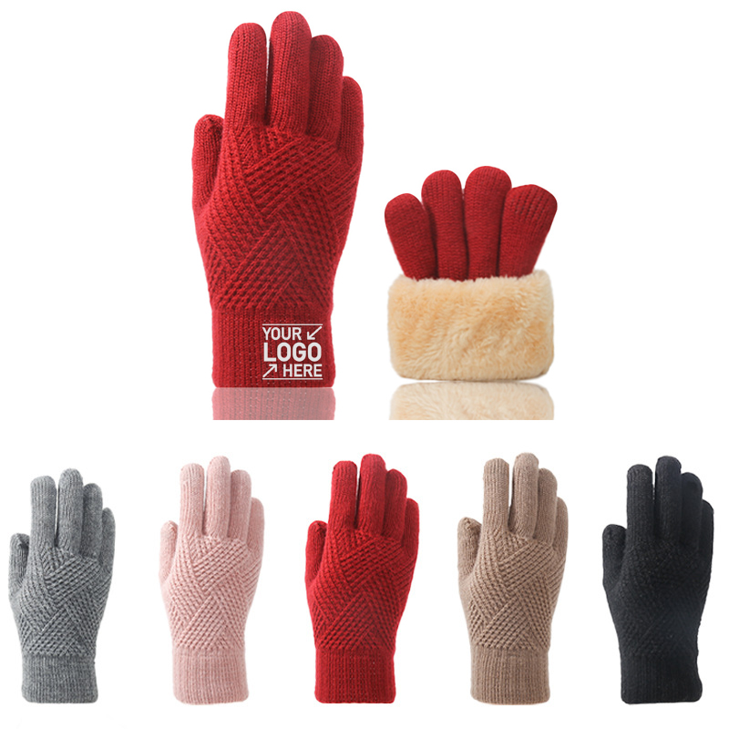 Warmth Touch Screen Gloves With Patch Logo 2