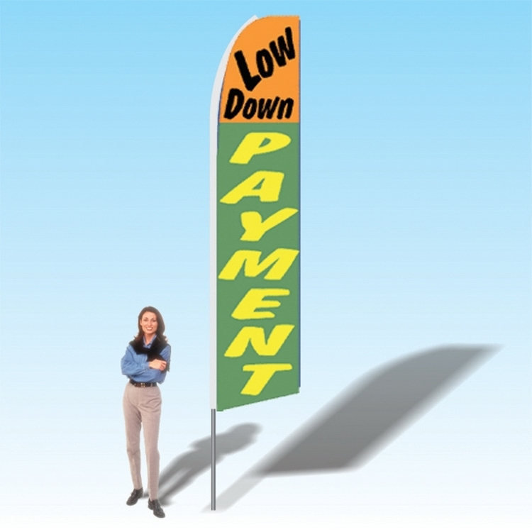 15FT Low Down Payment Advertising Banner Flag 2