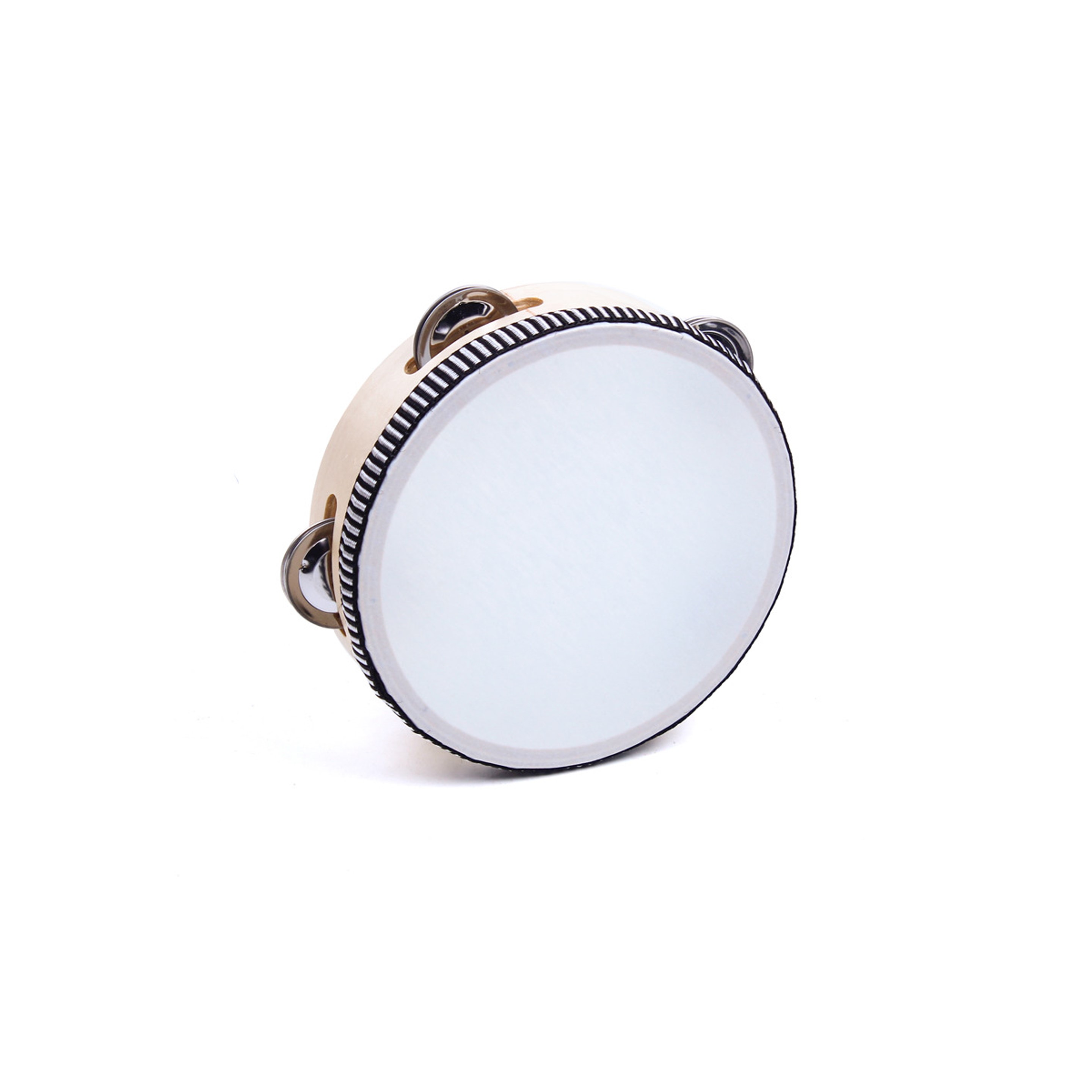 Wooden Tambourine with Metal Ringers (direct import) 5