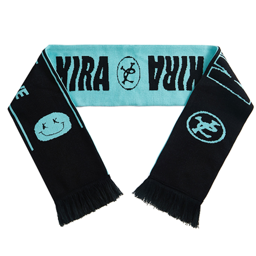 Custom Flat Knit Acrylic Scarf with Tassel - Multiple Sizes 6