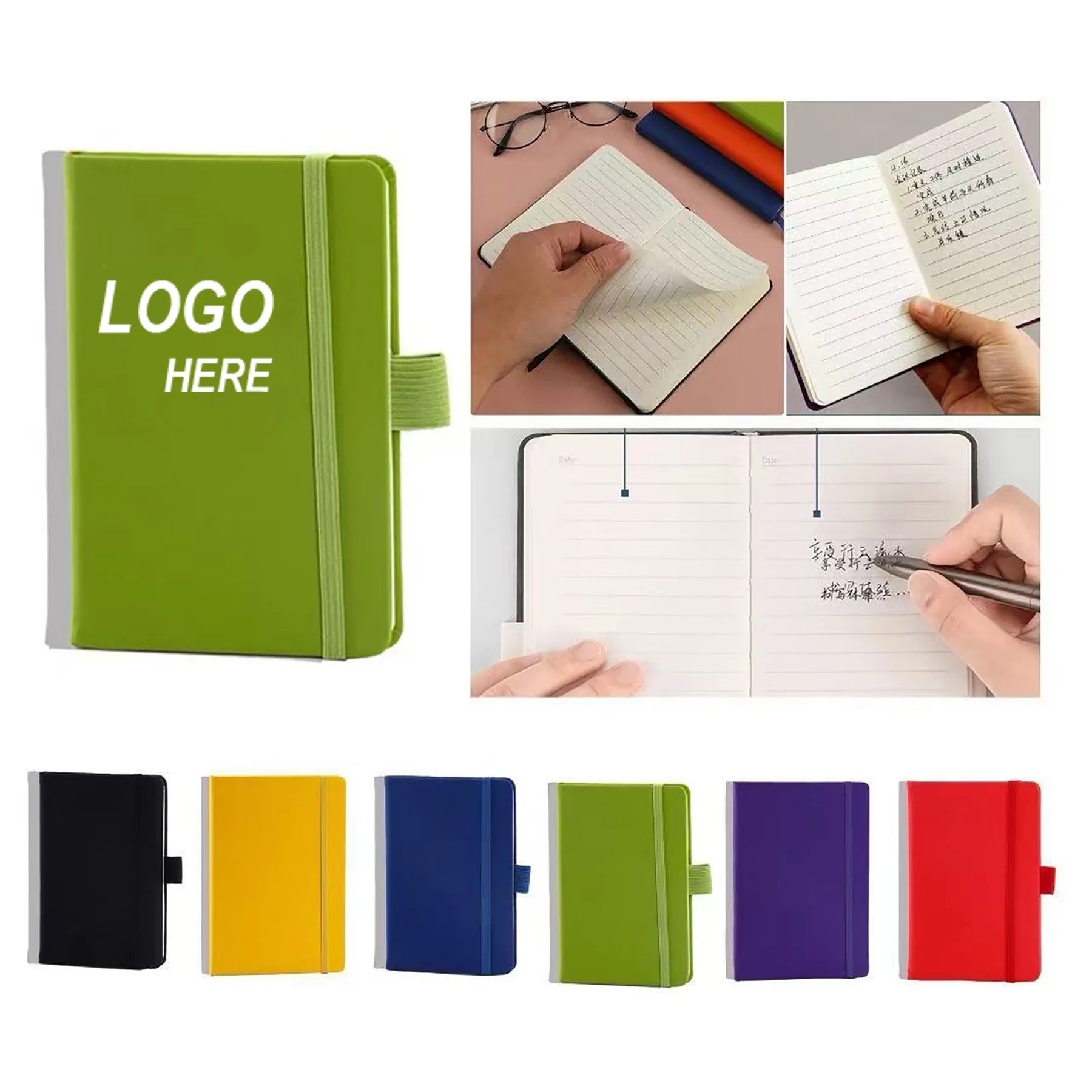 A5 PU Notebook With Ballpoint Pen Loop 5