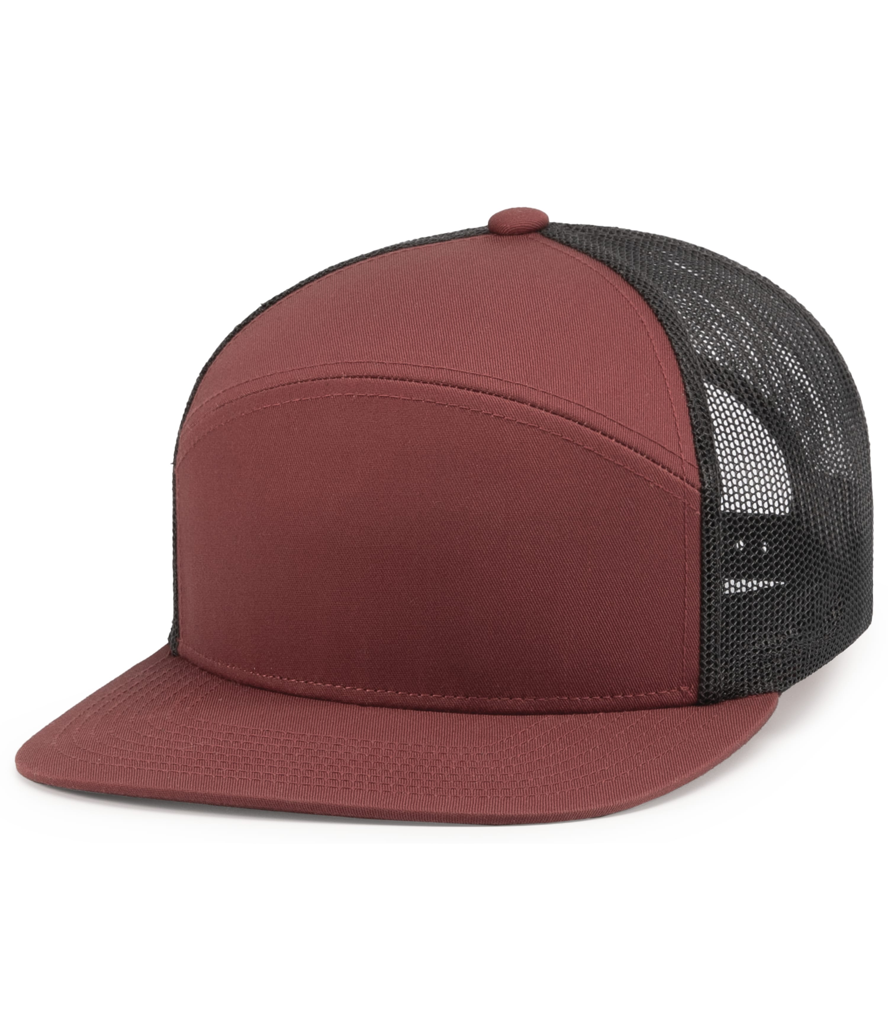 6-Panel Arch Trucker Snapback Cap 19