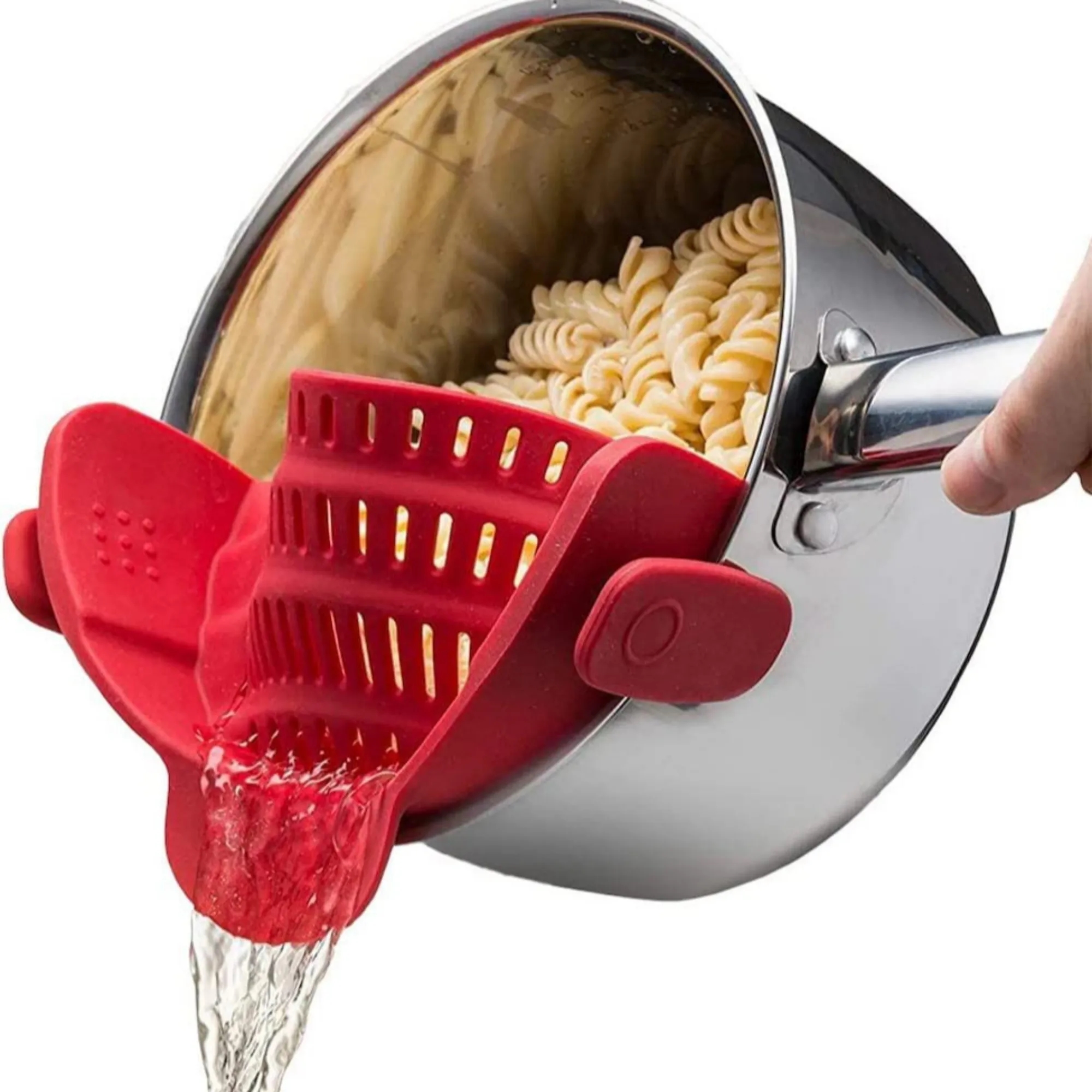 MOQ Kitchen Strain Clip On Strainer for Pots and Pans 2