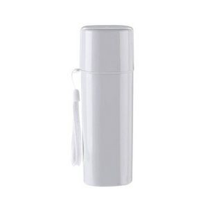Travel Cup And Toothbrush Holder With Toothpaste Compartment 16