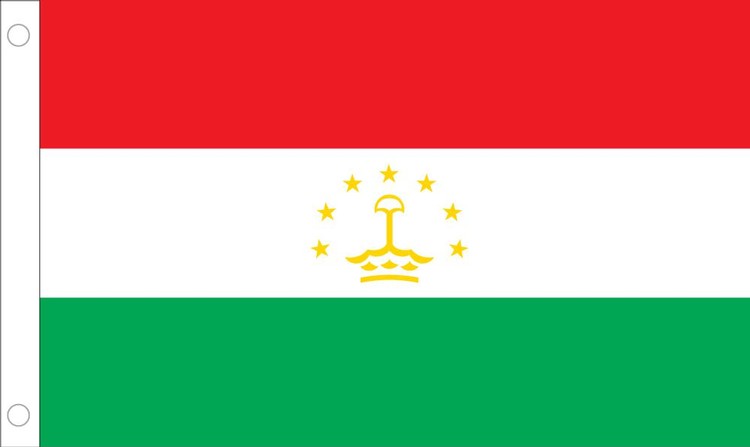 Tajikstan Flag - 5' x 8' - Nylon 2