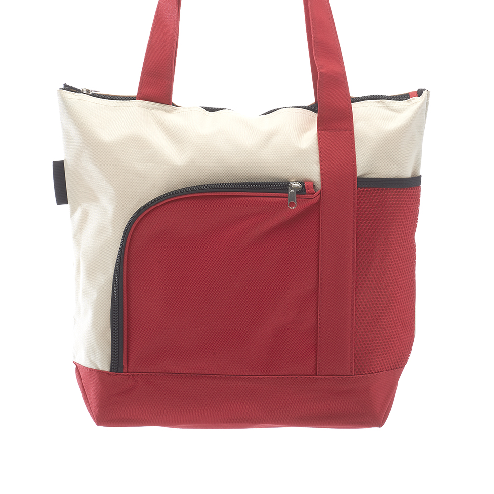 Zipper Polyester Tote Bags 19