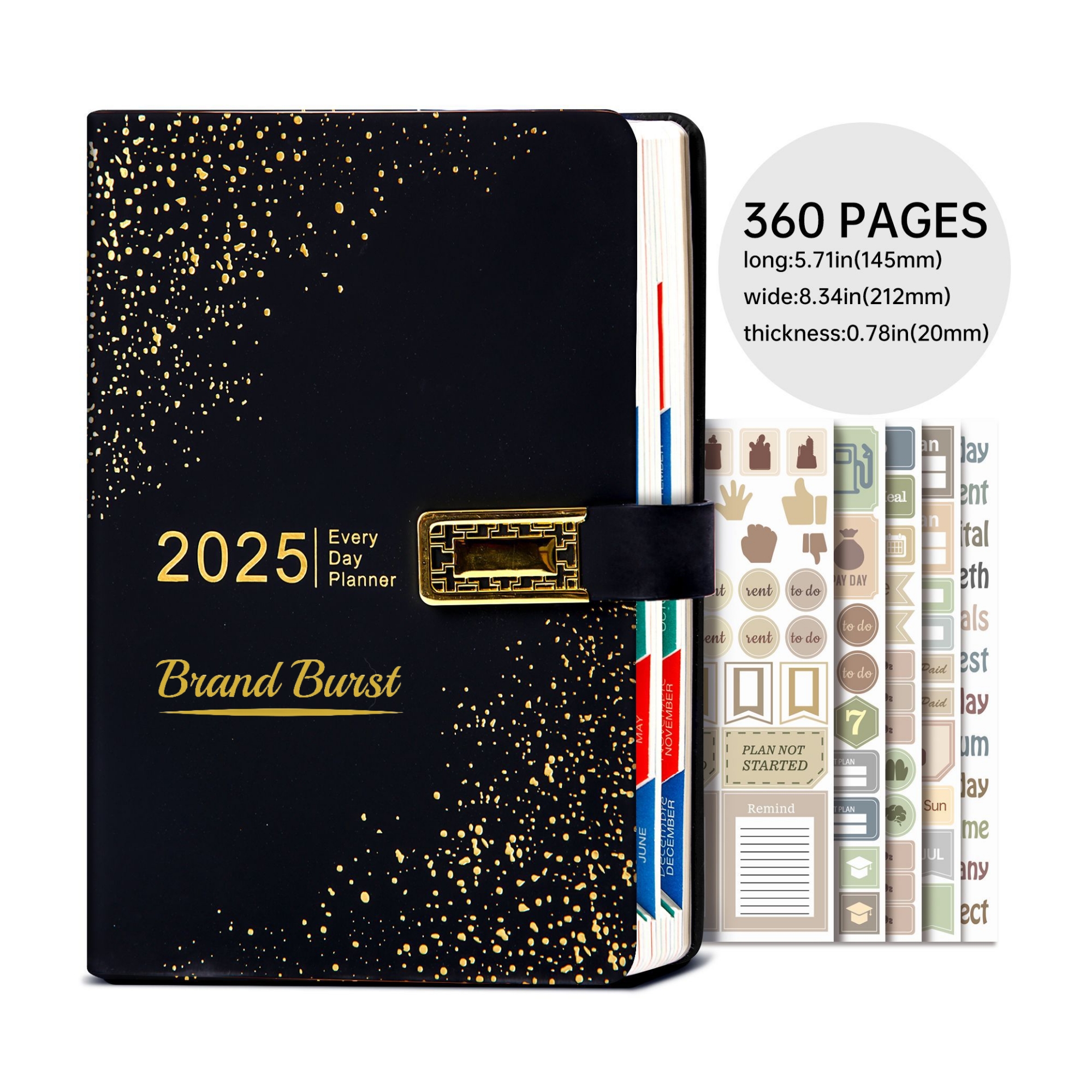A5 Business Notebook 2025