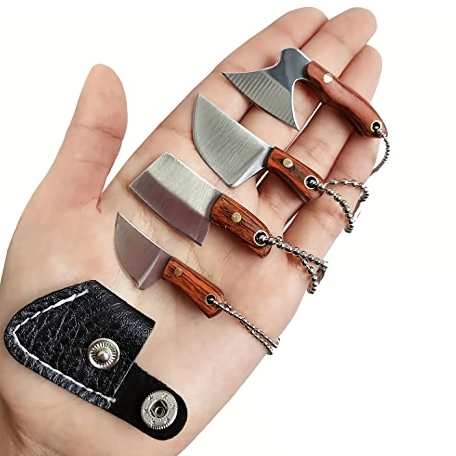 Mini Stainless Steel Knife Keychain 5