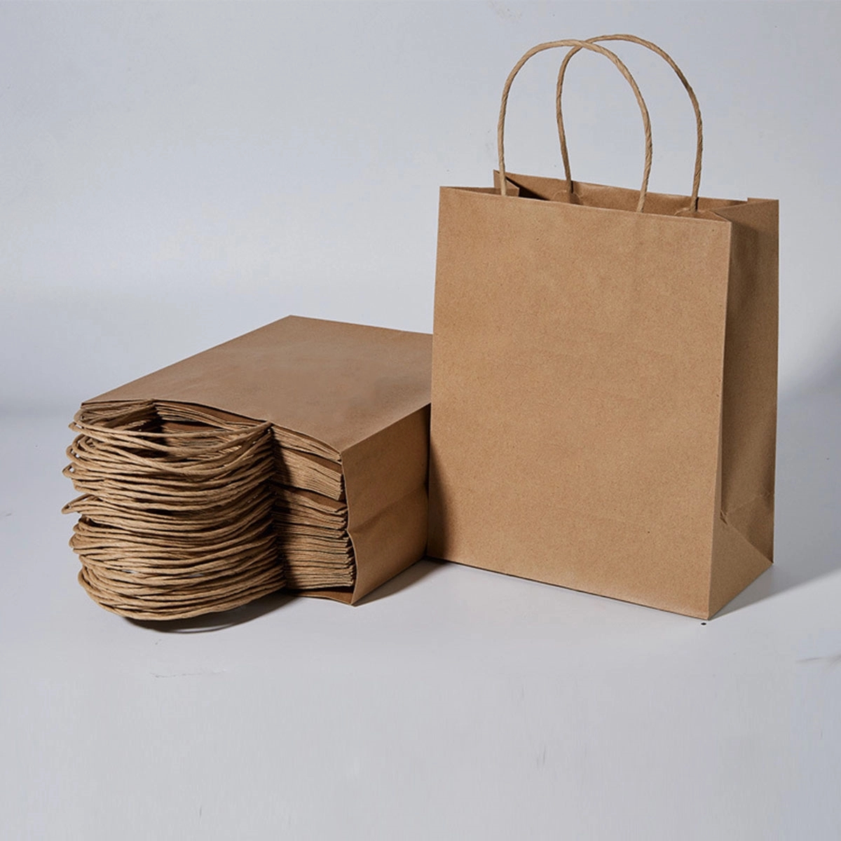 Kraft Paper Bags With Handles Bulk 4