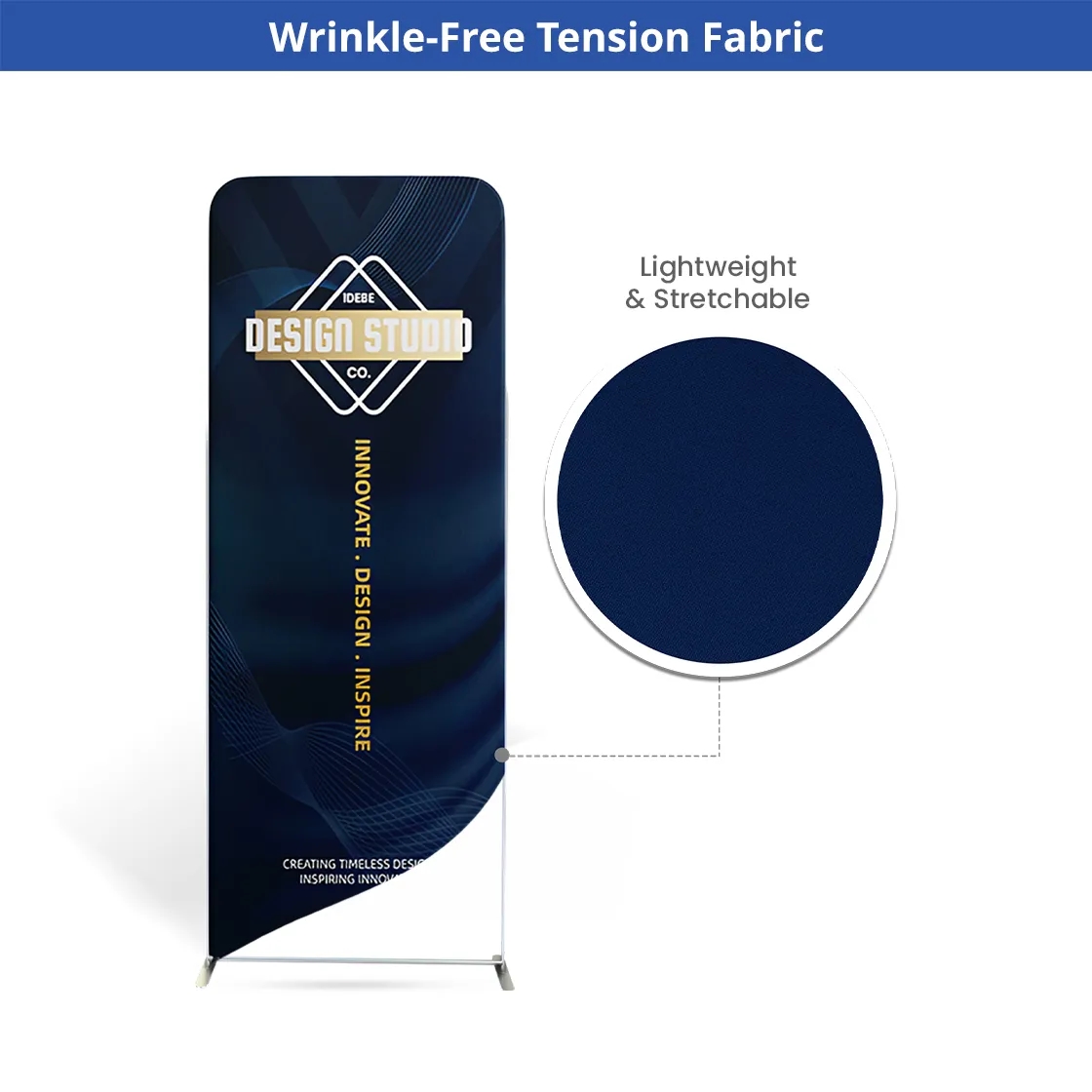 16.4x16.4ft Magnetic Modular Fabric Displays - Island Shape 5