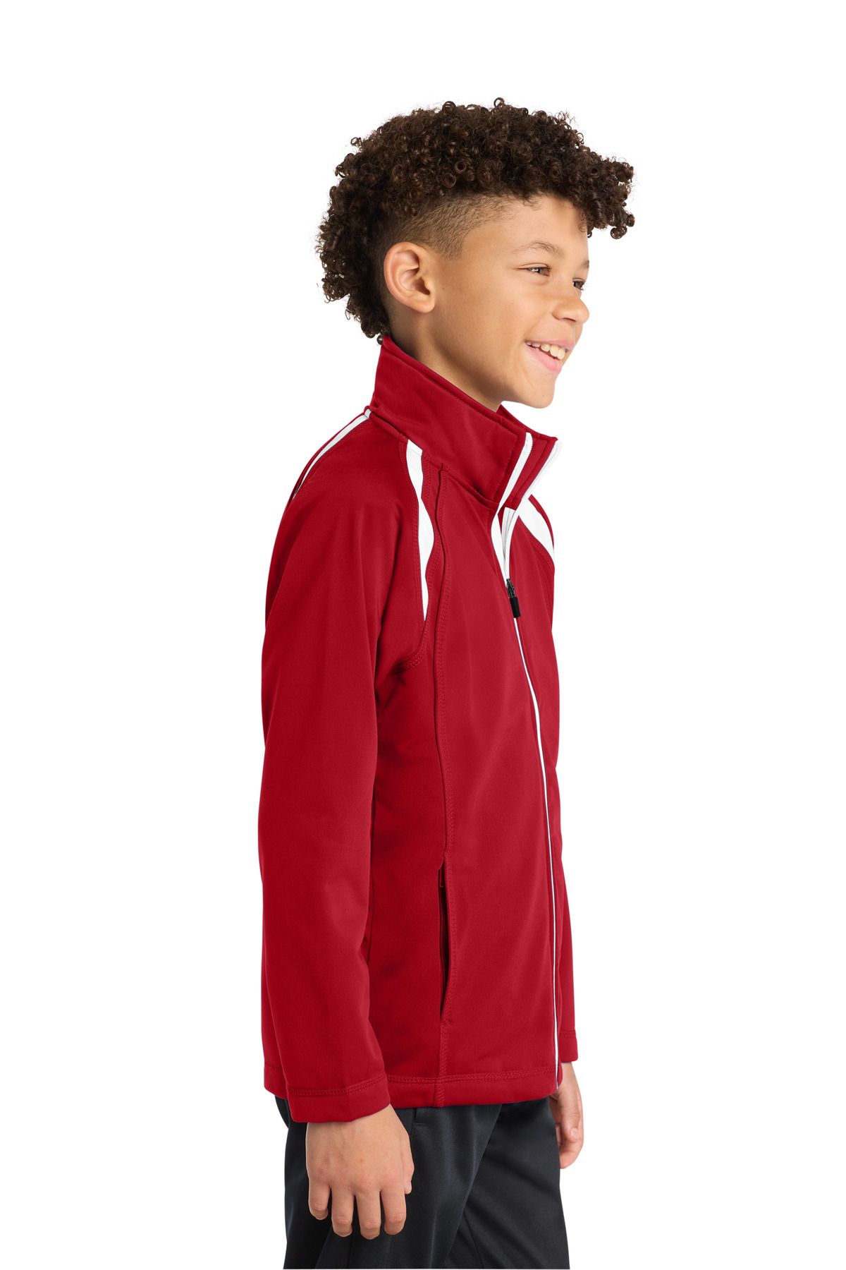 Sport-Tek Youth Tricot Track Jacket. YST90 8