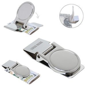 Round Circle Simple Money Clip 1