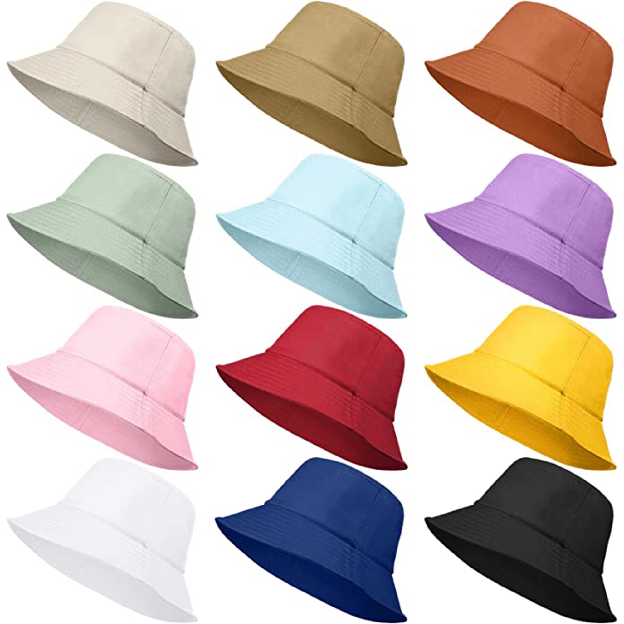 Embroidery Cotton Bucket Hat MOQ100pcs 2
