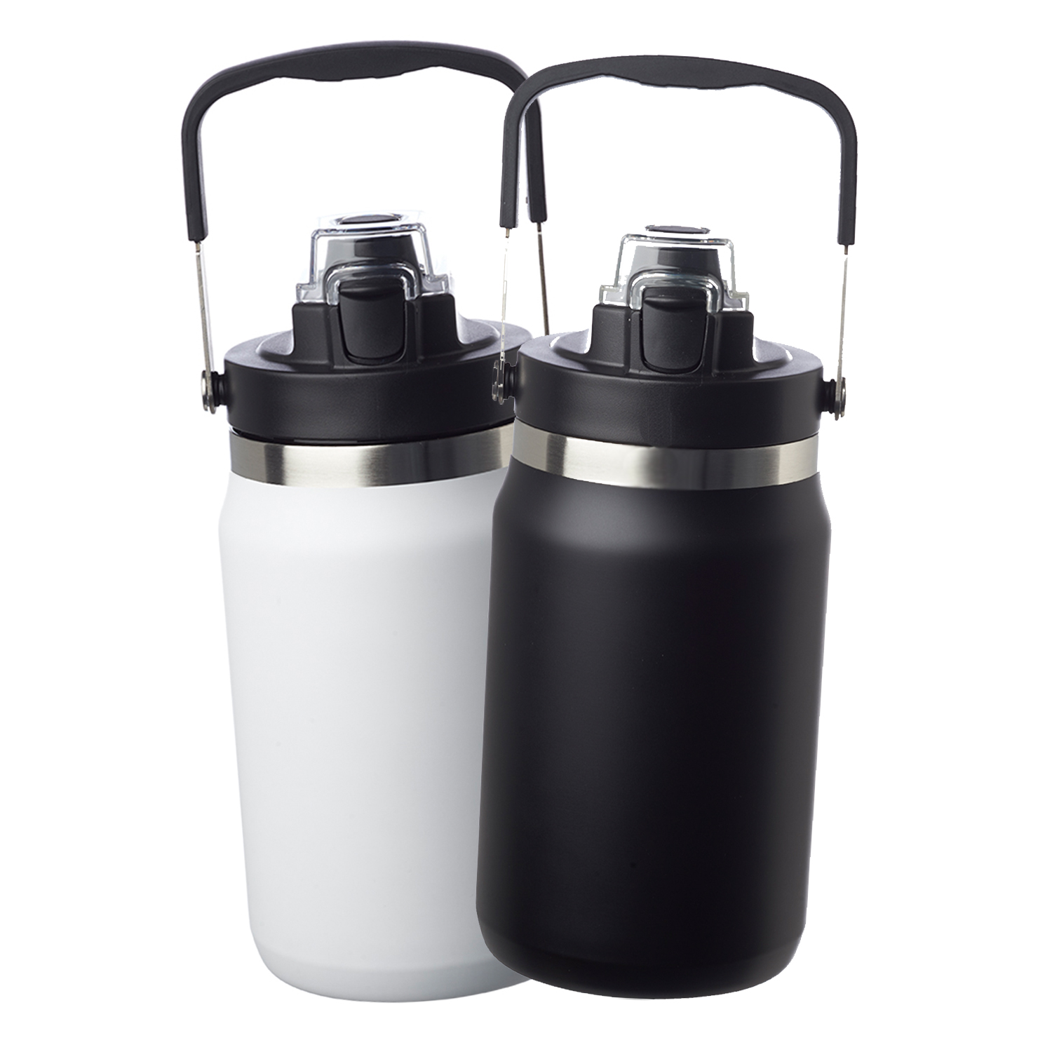 Double Wall Stainless Steel Bottle, 64 oz., custom water bottle with logo imprint 4