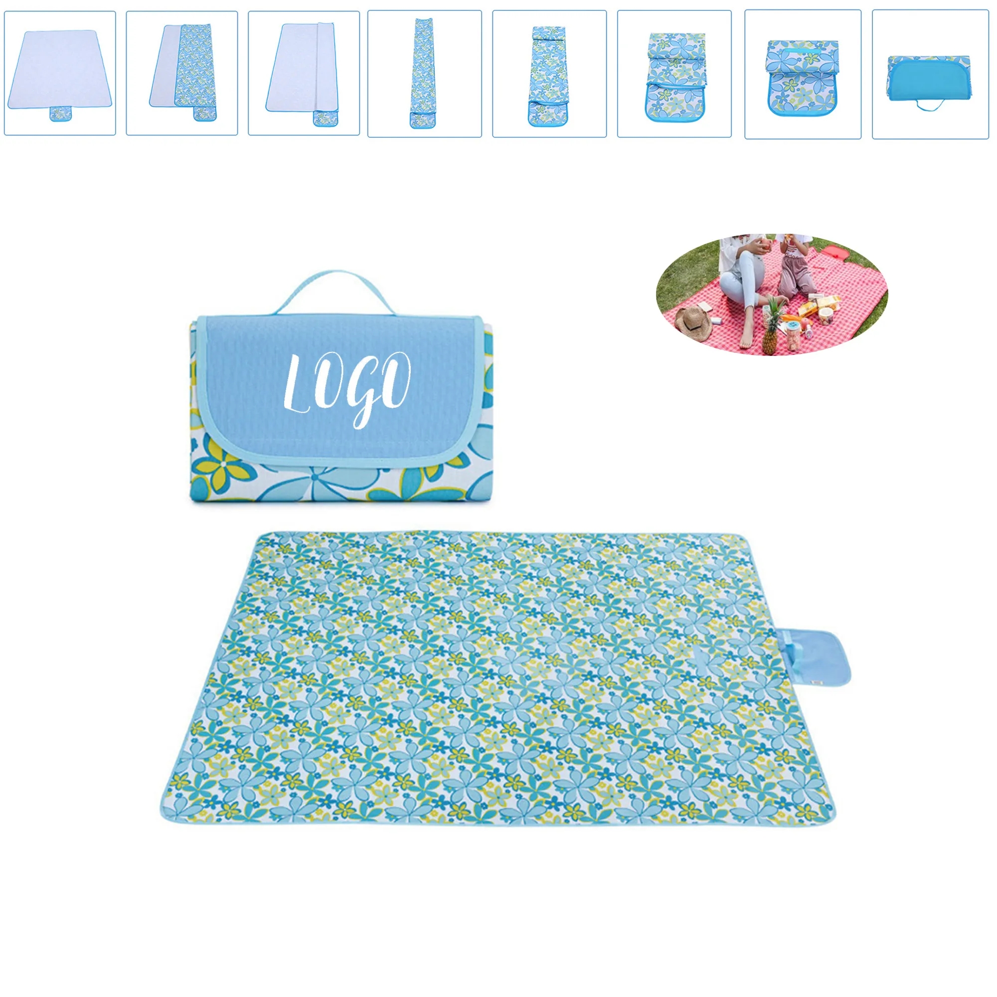 Outdoor Waterproof Oxford Picnic Mat 11