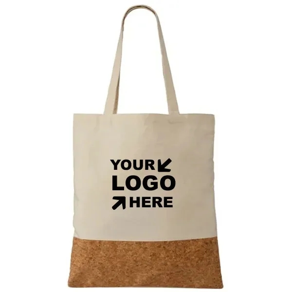 Imprinted Cotton & Cork Convention Tote Bag 4