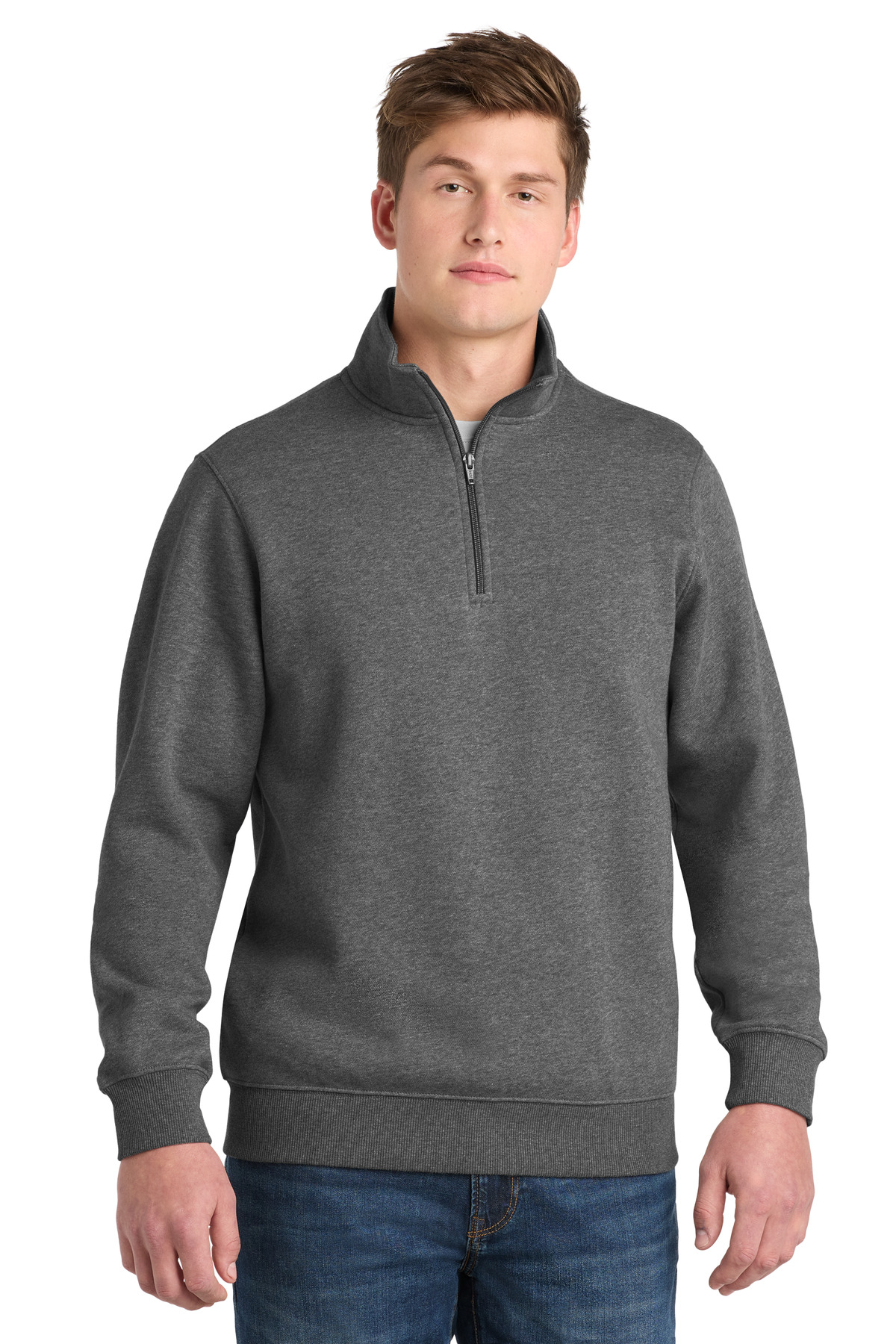 Sport-Tek 1/4-Zip Sweatshirt. ST253, custom hoodie or sweatshirt with logo imprint 63