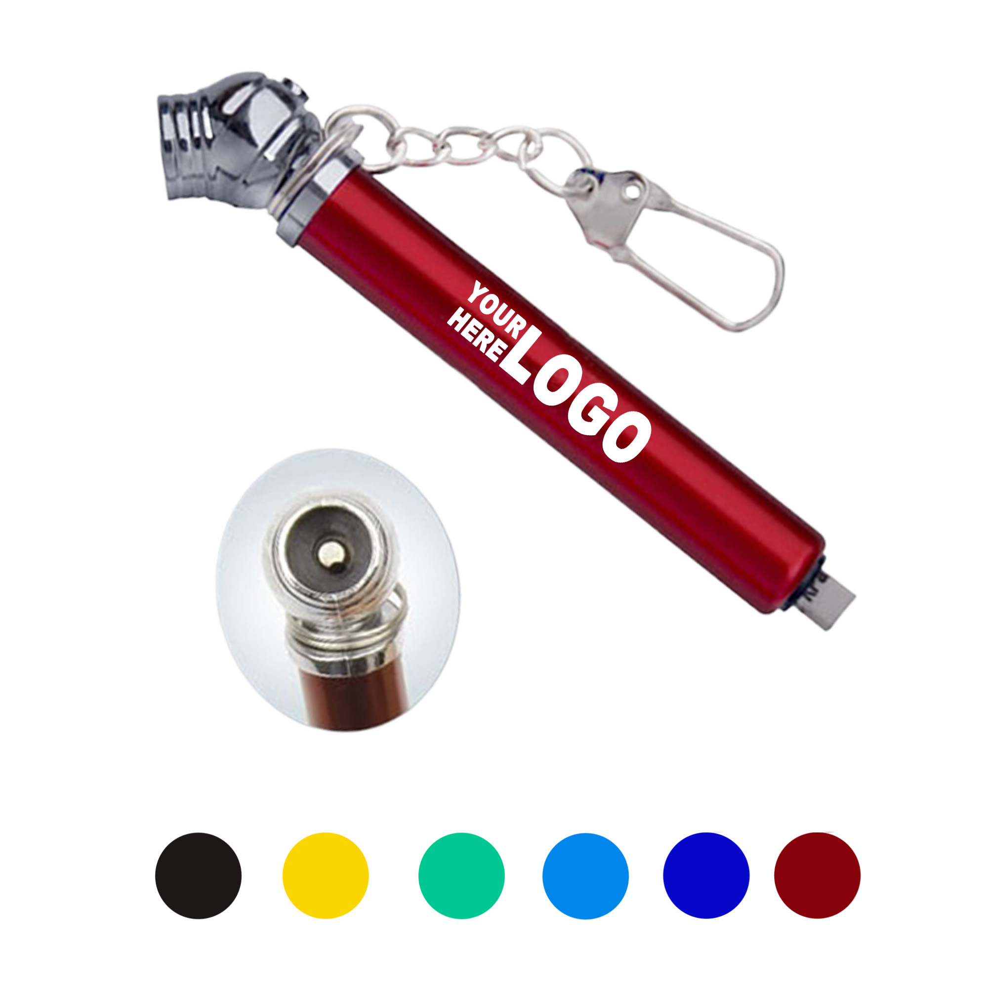 Portable Mini Tire Pressure Keychain 2