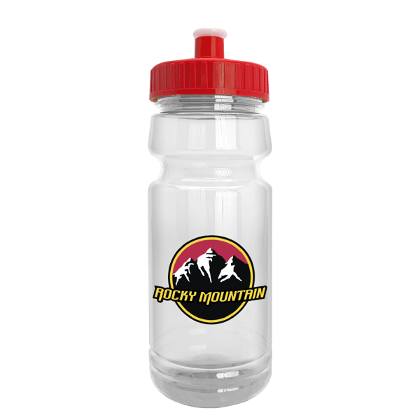Wheely 24oz Transparent Bike Bottle w/Push-Pull Lid 46