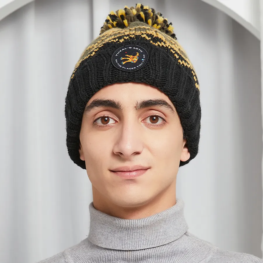 Mystical Acrylic Beanies w/ Pom 15