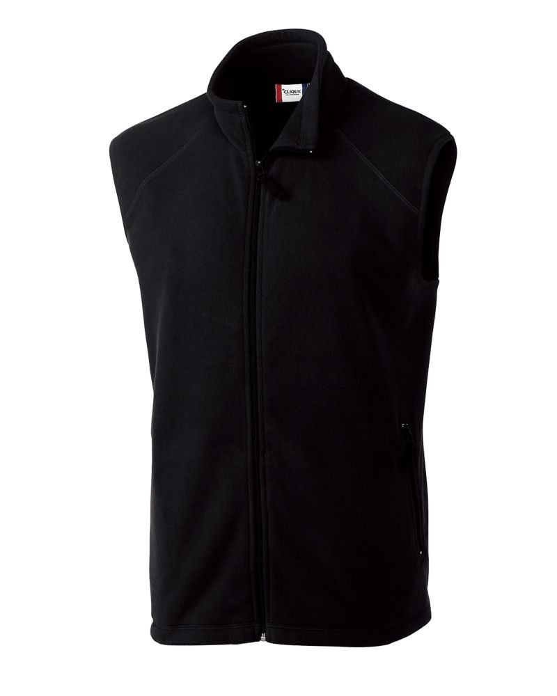 Clique Summit Performance Fleece Mens Full Zip Vest 1