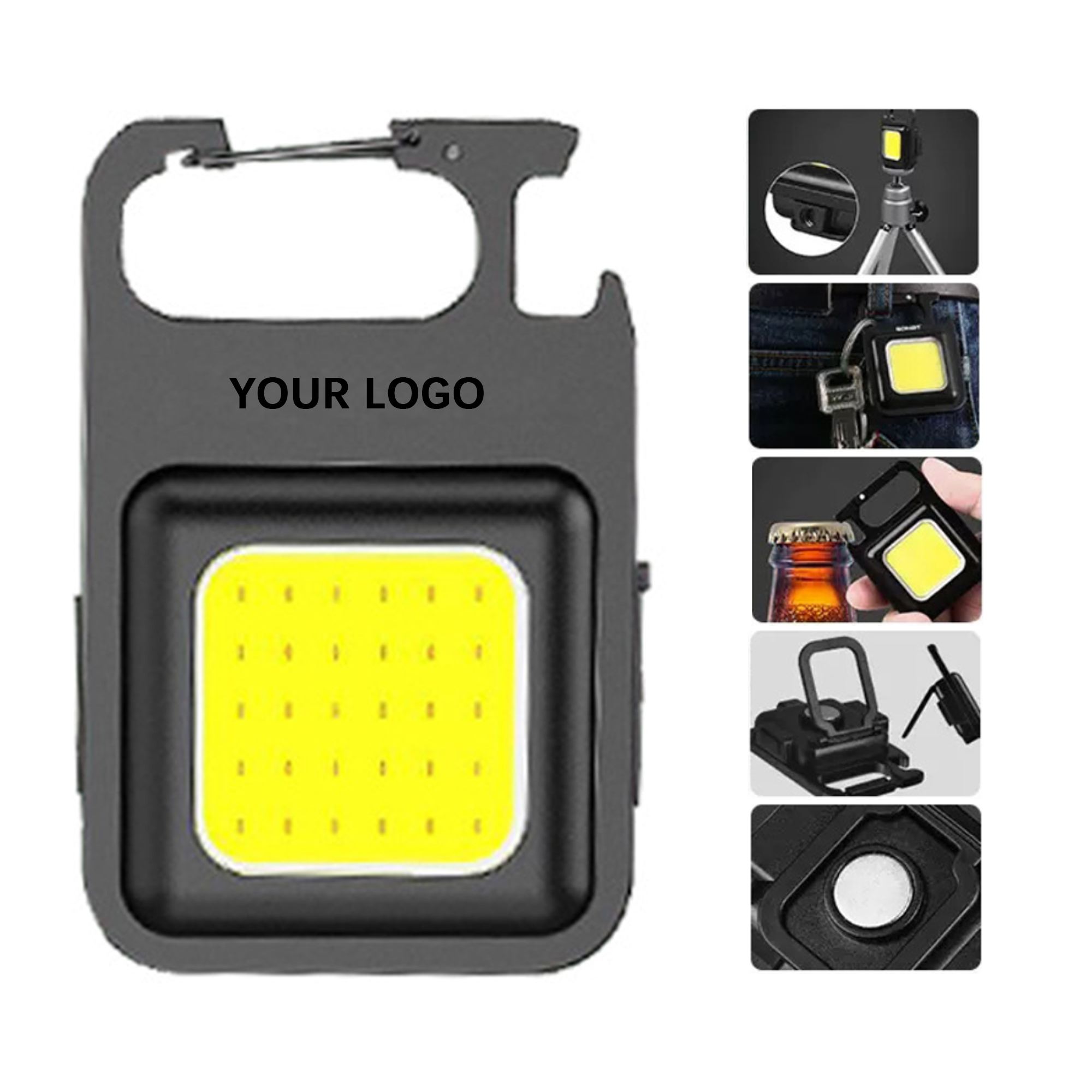 Compact Cob Work Light Magnetic Base 2.38" x 1.88" x 1" 2
