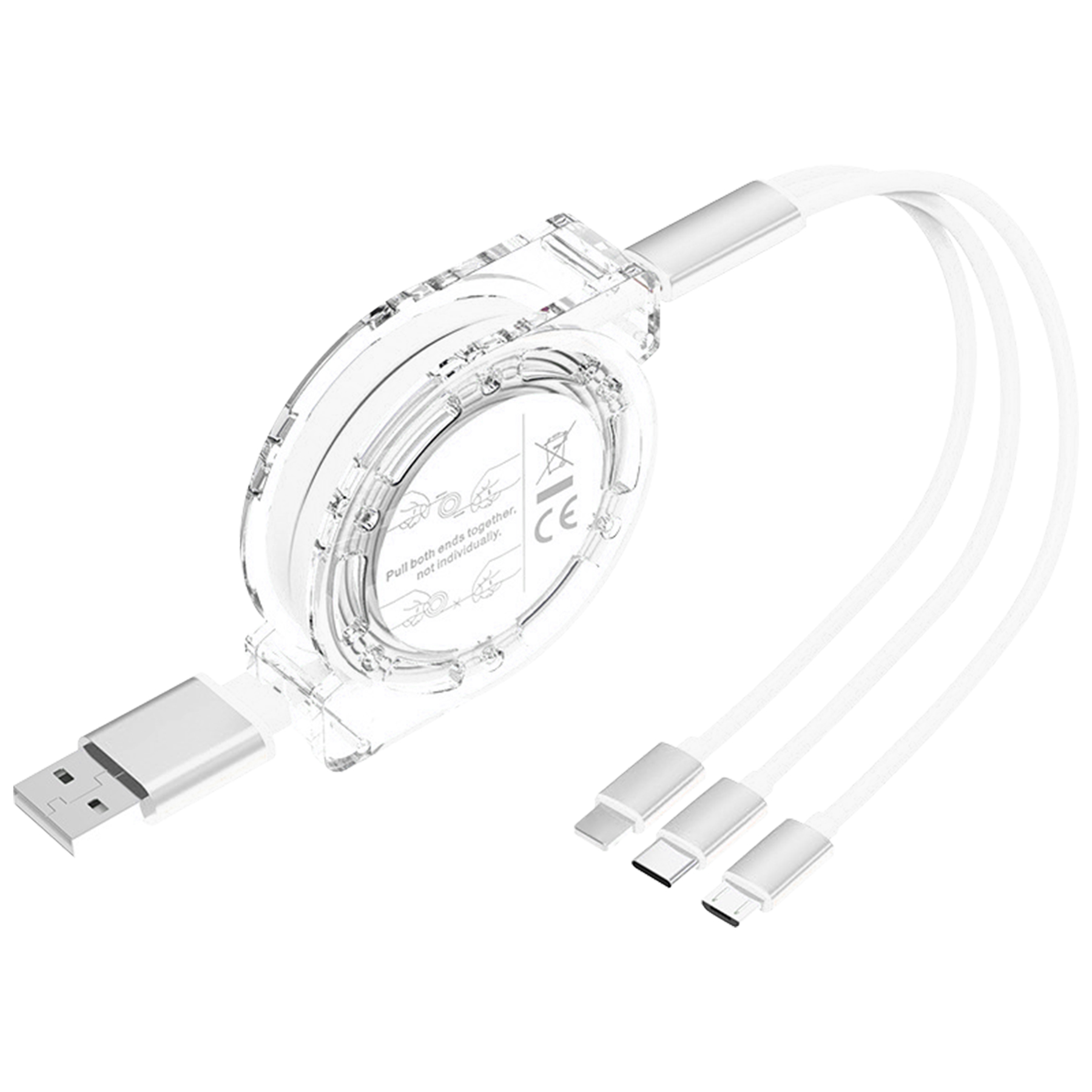 3-in-1 Multi Device Charger and USB Charging Cable 4