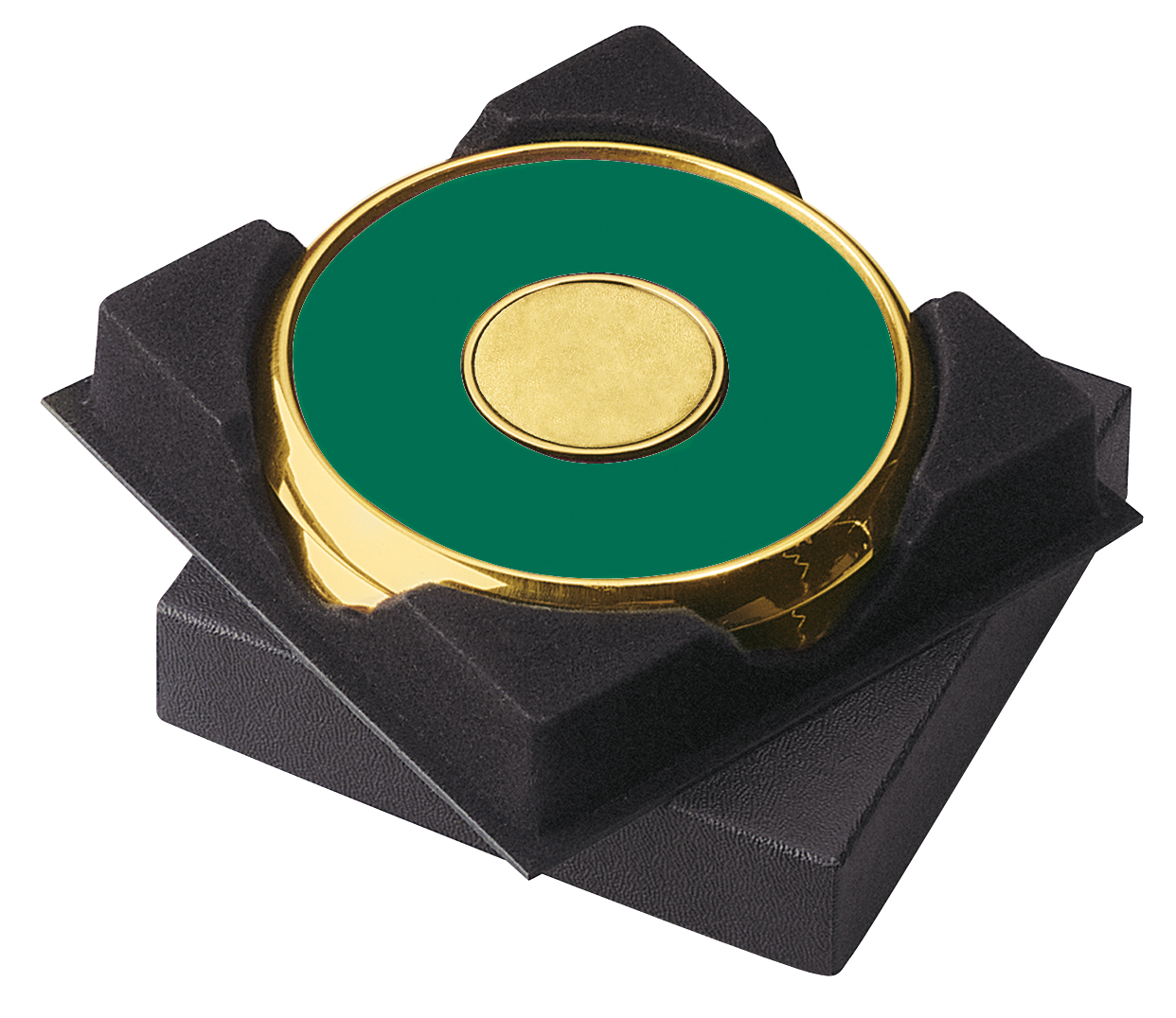 JAFFA® Two Coasters in Deluxe Black Flocked Gift Box 3