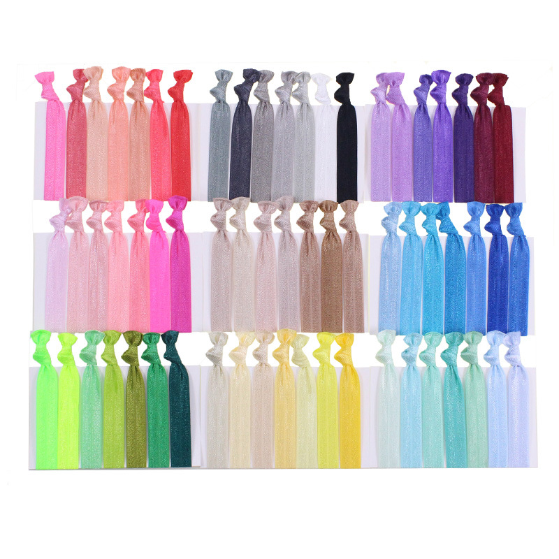 96 Styles Elastic Fabric Hair Accessories 5