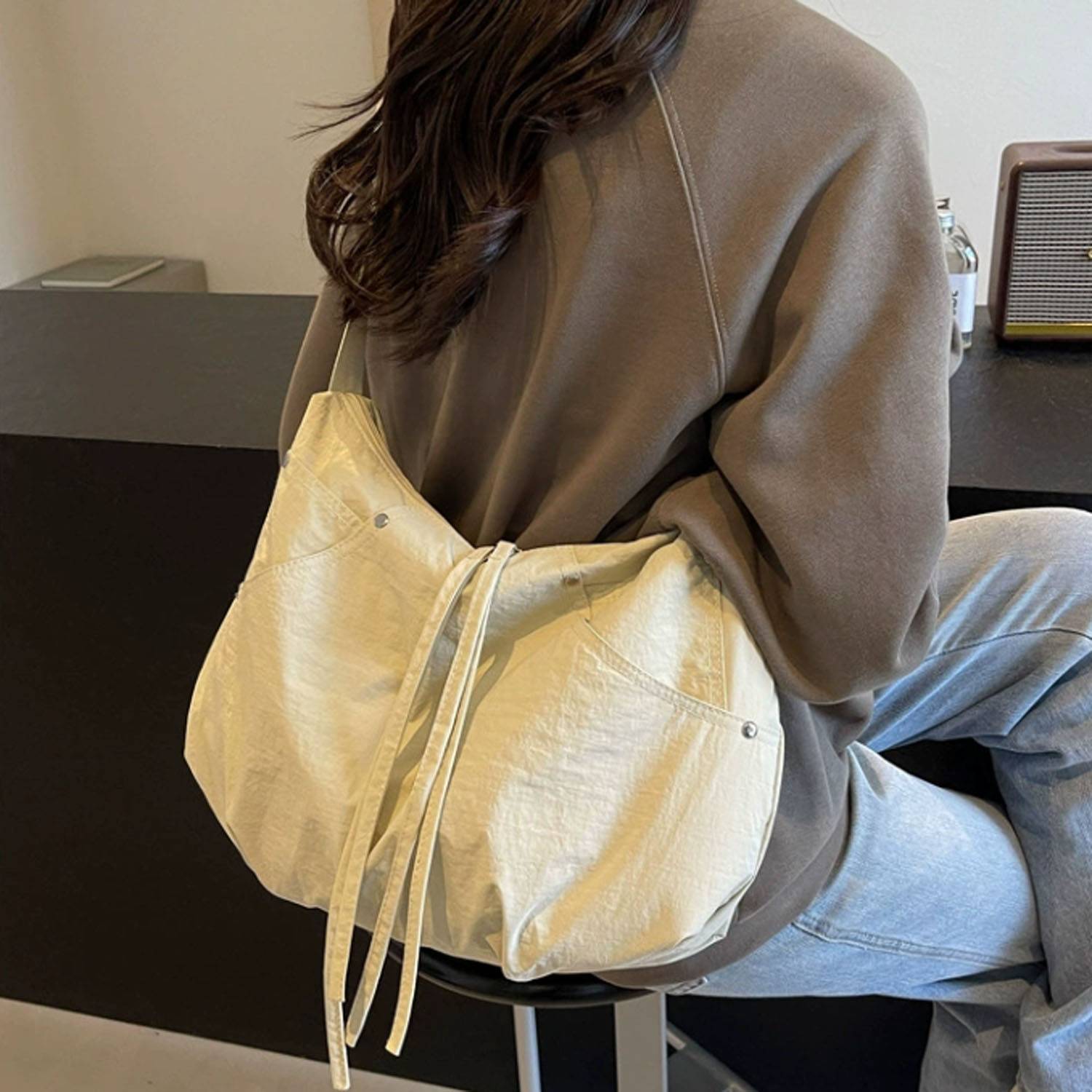 Spacious Durable Polyester Crossbody Bag 9