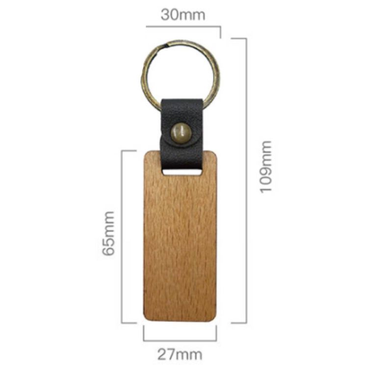 Wooden Keychain 3