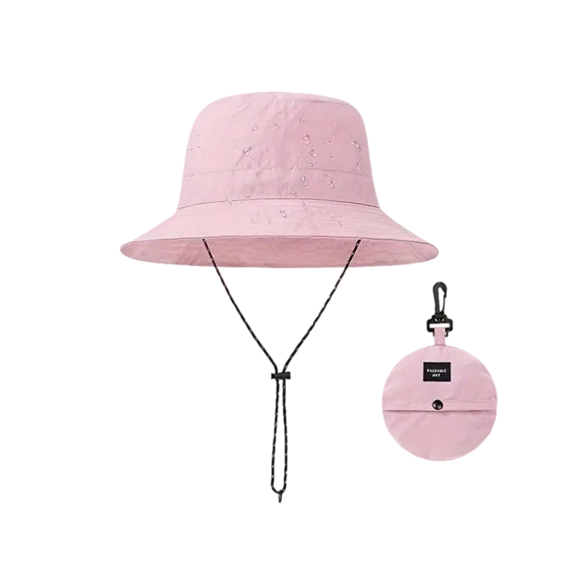 Waterproof Polyester Bucket Hat with Long Brim 9