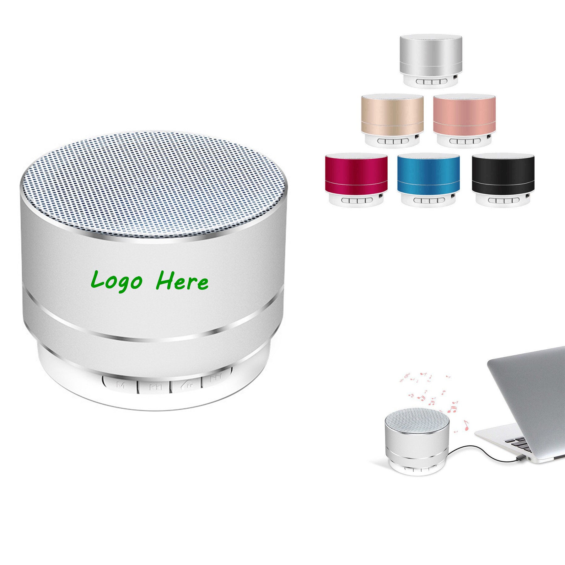 A10 Wireless Plug In Card Metal Bluetooth Speaker