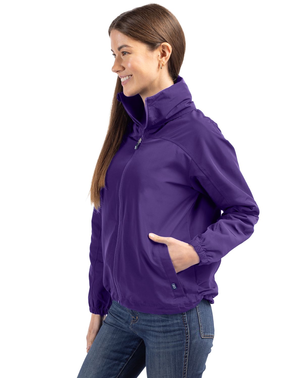 Cutter & Buck Charter Recycled Packable Womens Full Zip Jacket? 102