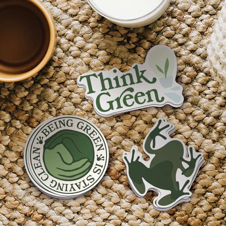 Eco-Safe Die-Cut Stickers 2