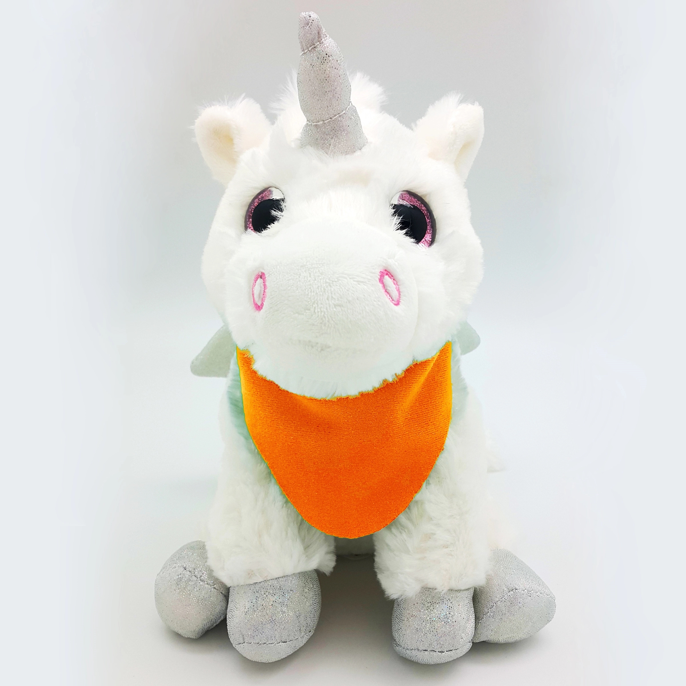 9" Bright Color White Unicorn 6