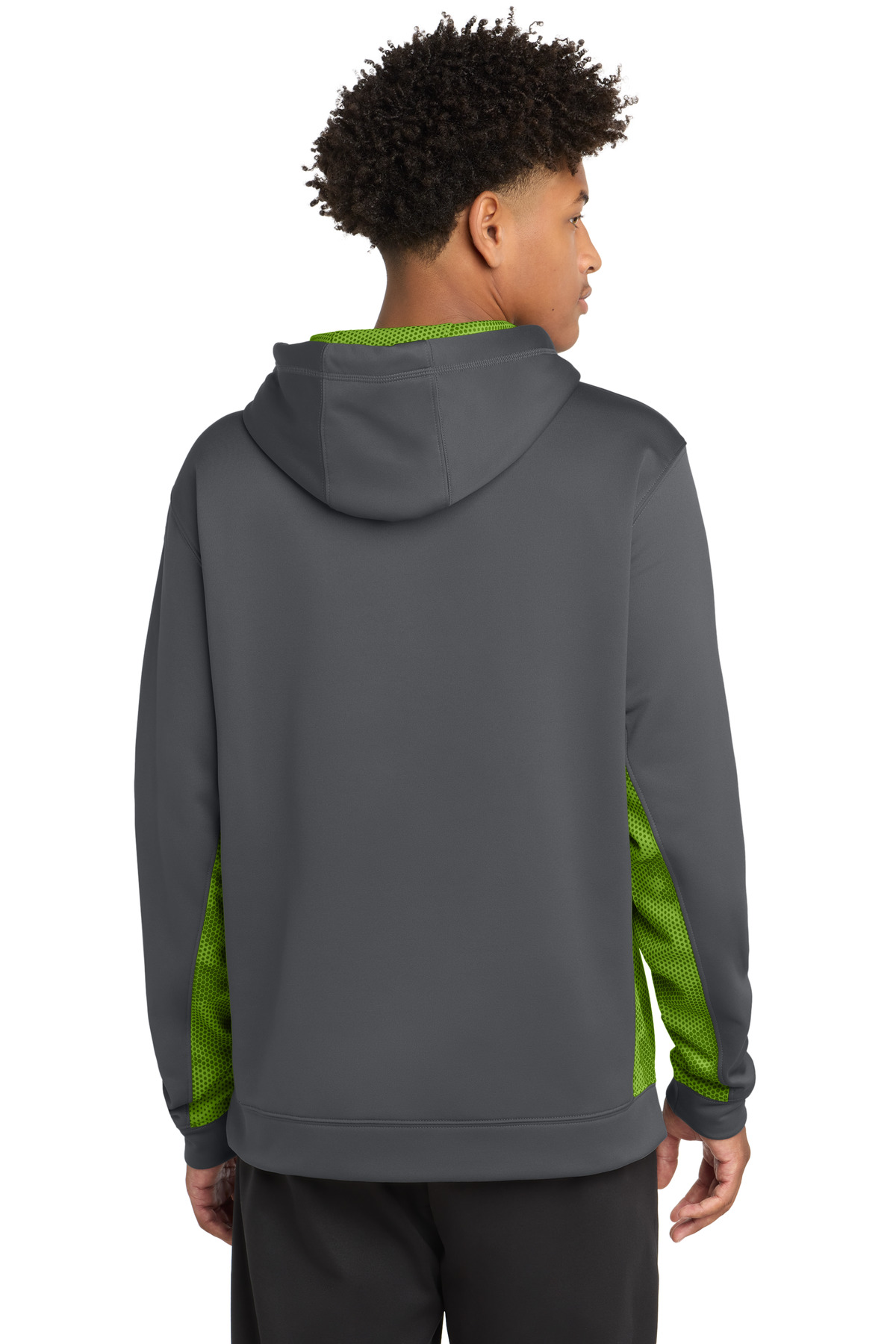 Sport-Tek Sport-Wick CamoHex Fleece Colorblock Hooded Pullover. ST239, custom hoodie or sweatshirt with logo imprint 27