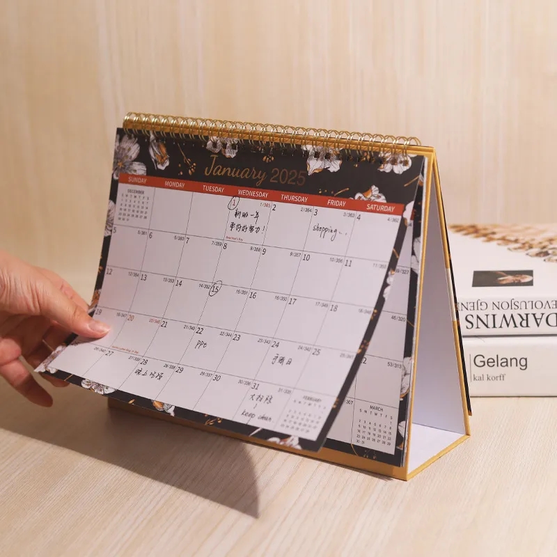 2025 Flower Page-Turning Calendar 3