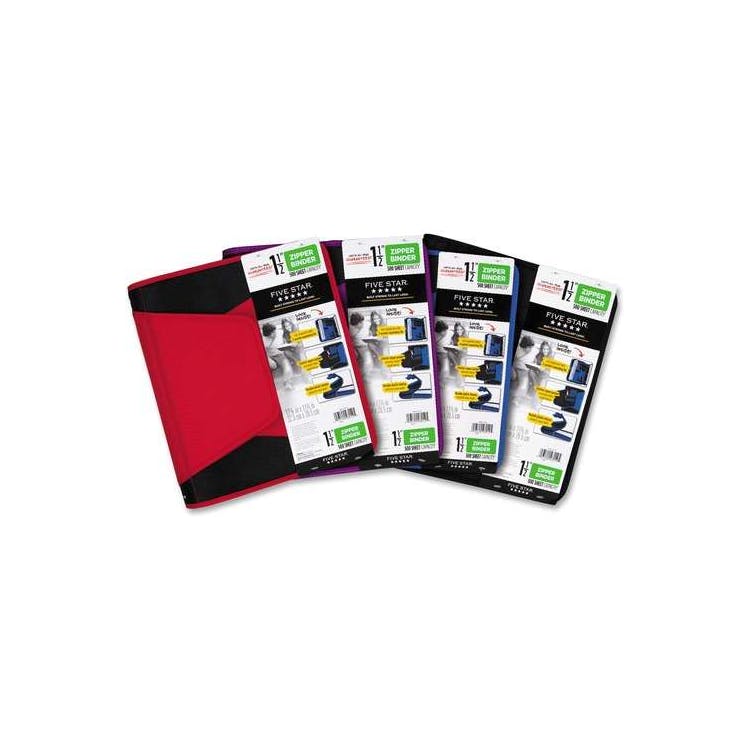 Five Star Zipper Binder - Assorted Colors 2